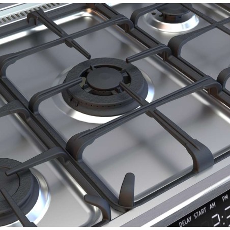 Midea Cooker 50X55 Gas Cooking Range Stainless Steel
