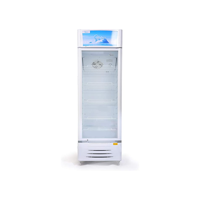 Midea Showcase Chiller Vertical Chiller, 411 Liters White Midea Showcase Chiller Vertical Chiller, 411 Liters White
