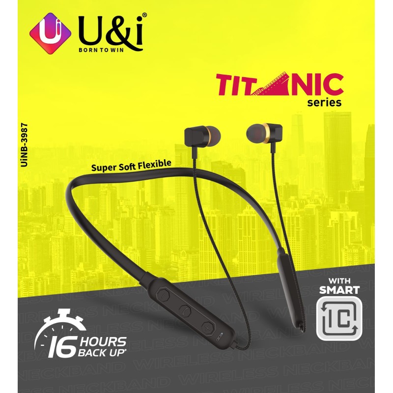 U&i titanic series best sale bluetooth neckband bluetooth headset