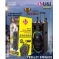 U&I Trolley Speaker, 2 Wireless MIC with Remote