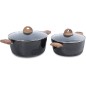 Easy Cook Marble Coated Cookware set 10pcs