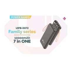 U&i Family Series 10000mAh 7-in-1 Powerbank With Flashlight
