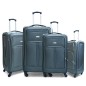 Euro Plus Soft Luggage Trolley Bags for 4 Piece Grey