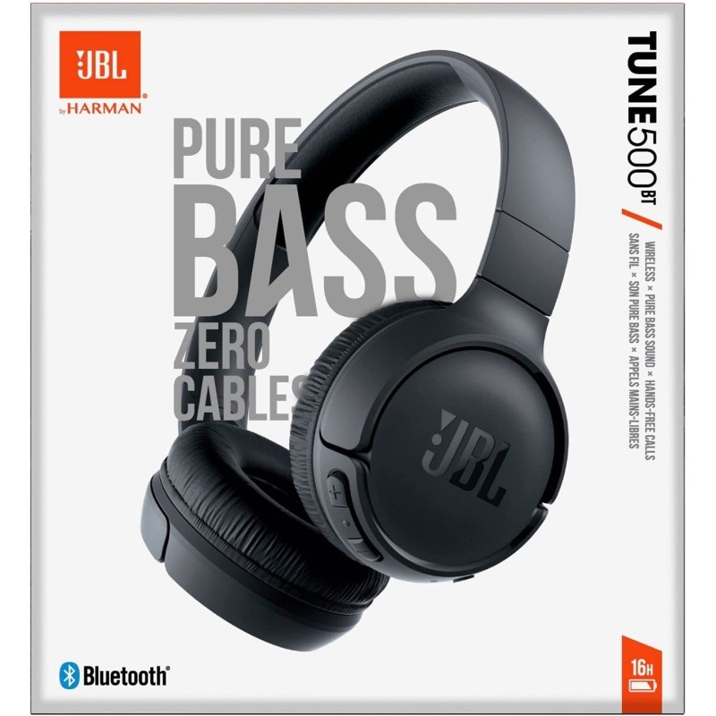 JBL Tune 500BT On Ear Wireless Bluetooth Headphone