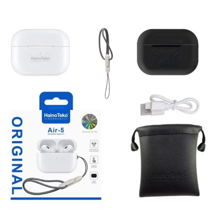 Hainoteko Air5 Bluetooth Wireless Headset White