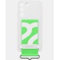 Samsung Galaxy S22+ Silicone Cover with Strap White