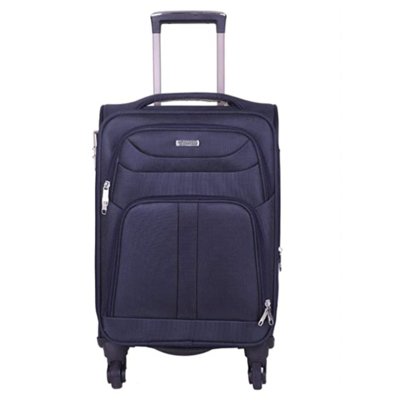 Euro Plus Soft Luggage Trolley Bags for 24 Inch Blue