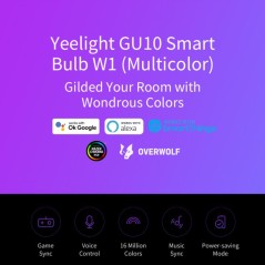 Yeelight GU10 Smart Bulb Multicolor 4-Pack