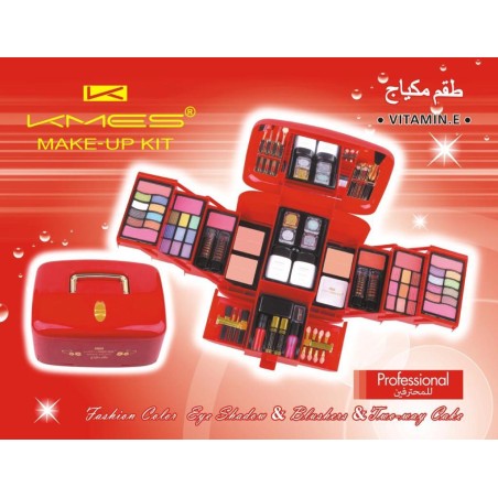 Top Quality Big Makeup Kit for Women - Red