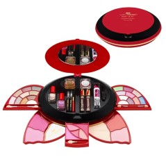 Butterfly Design Makeup Kit - Black and Red