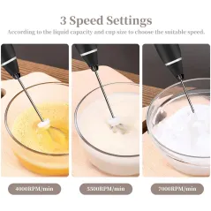 Basketo Milk Frother USB Rechargeable Handheld Foam Maker