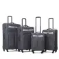 Vip Tour 4Wheel Soft Luggage Trolley Bags 4Piece Set