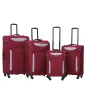 Vip Tour 4Wheel Soft Luggage Trolley Bags 4Piece Set