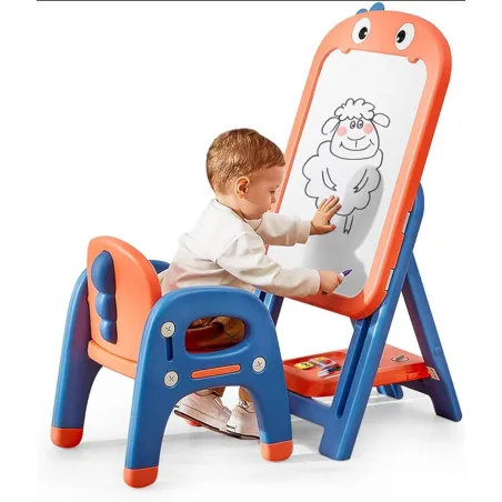 Kids Drawing Board And Chair