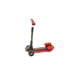 Foldable Three-wheeled Children Scooter with Spray Flash