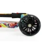 Foldable Three-wheeled Children Scooter with Spray Flash & Music Features