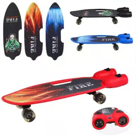 New design skateboard electric beginner with water smoking