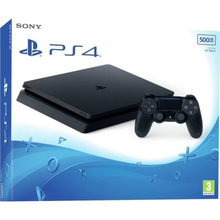 Sony PlayStation 4 Console Joystick Black  Slim 500 GB