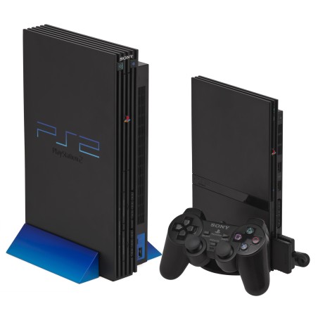 Sony PlayStation 2 Console Joystick Black  Slim