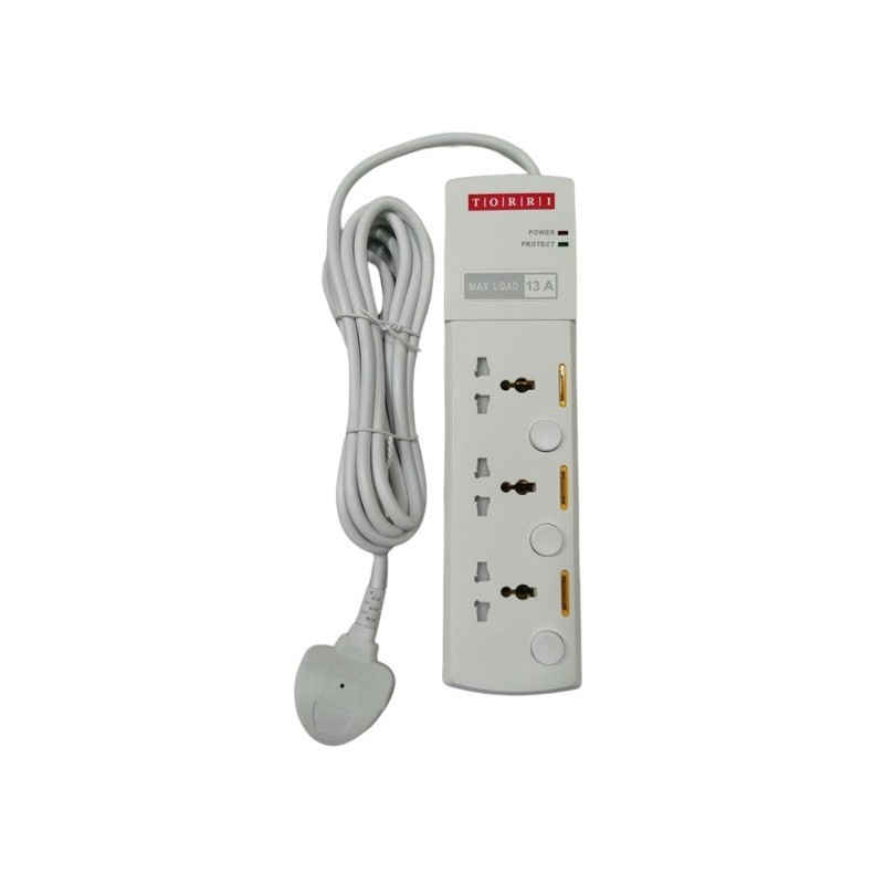 Torri Multi-Function 3 Way Power Strip-3 Meter Torri Multi-Function 3 Way Power Strip-3 Meter