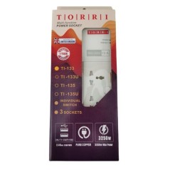 Torri Multi-Function 3 Way Power Strip-3 Meter