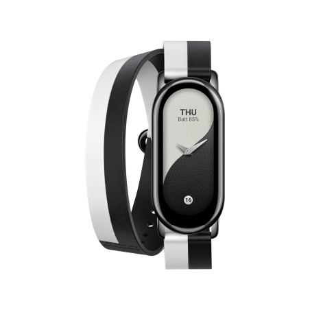 Xiaomi Smart Band 8 Double Wrap Strap Black and white