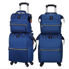 Hand Bag Plus Trolley Case 2 Piece Set