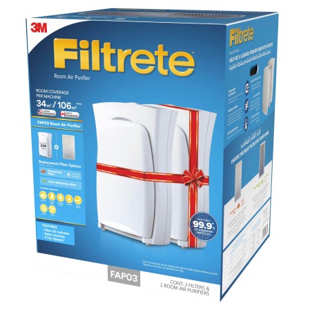 3M Filterate Air Purifier FAP03 2PC