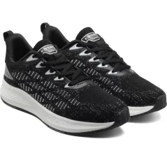 Action Athleo ATG-762 Light Weight,Comfortable,Trendy,Running, Breathable,Gym Running Shoes For Men  (Black, Grey)