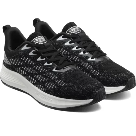 Action Athleo ATG-762 Light Weight,Comfortable,Trendy,Running, Breathable,Gym Running Shoes For Men  (Black, Grey)