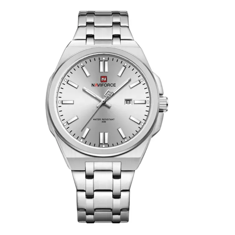 Naviforce NF 9226 Stainless Steel Quartz Analog Wristwatch for Men