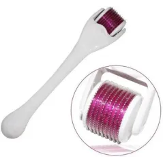 Face Roller, Compact Skin Tightening Manual Micro Needle Roller Wear Resistant for Body for Women