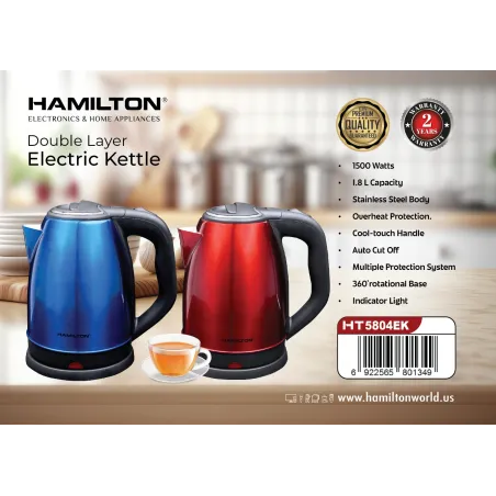 Hamilton Double Layer Electric Kettle