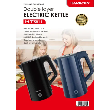 Hamilton Double Layer Electric Kettle HT 5811