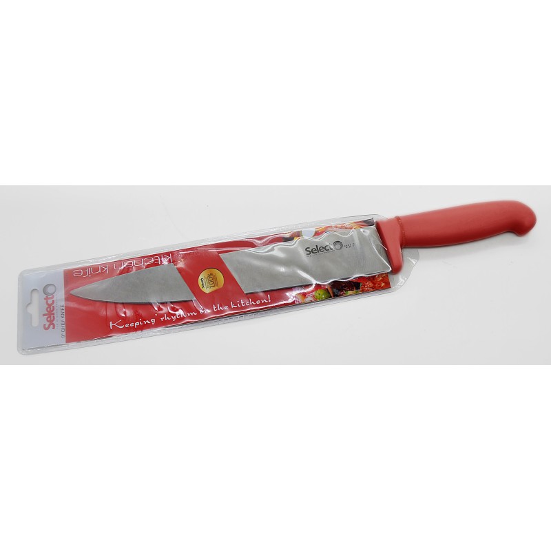 Selecto S1175Ck 8"Knife- Red Handle