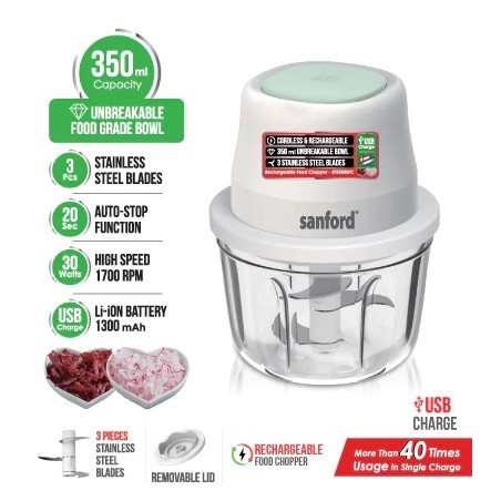 Sanford Rec Food Chopper  350Ml