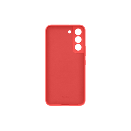 Samsung Galaxy S22 Silicone Cover Glow Red