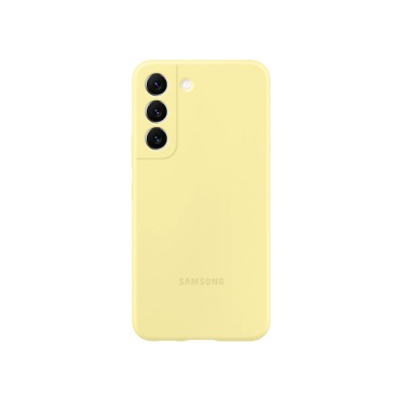 Samsung Galaxy S22 Silicone Cover Butter Yellow