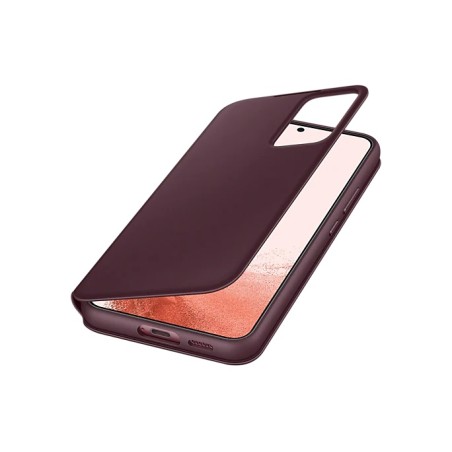 Samsung Galaxy S22+ Smart Clear View Cover Burgundy