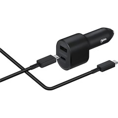 Samsung Dual 40W Car Charger Black