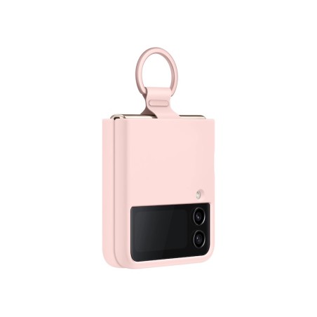 Samsung Silicone Cover With Ring Pink