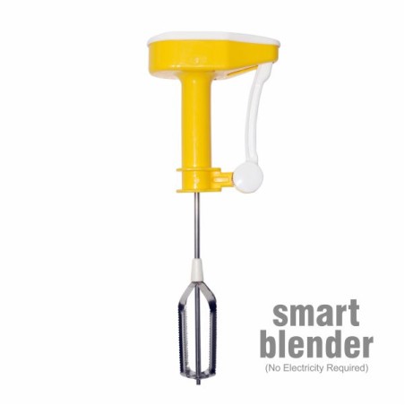 Non-Electrical ABS Plastic and Stainless Steel Blades Hand Blender
