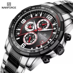 Naviforce Fashion Chronograph Date Display Stainless Steel Watch