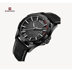 Naviforce Mens Leather Classic Watch