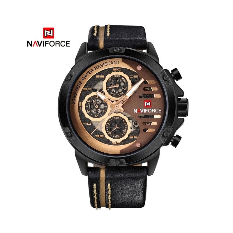 Naviforce Mens Fashion Quartz Watch