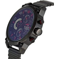 Naviforce Luxury Chronograph Watch With Metal Strap