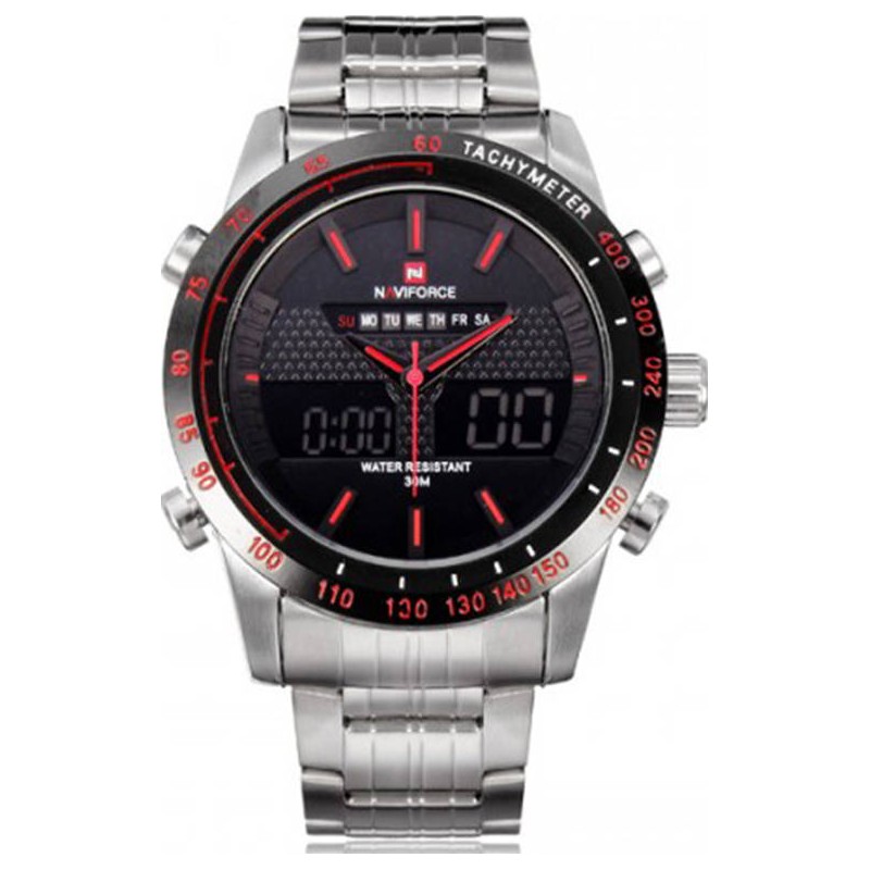 Naviforce Men Quartz Analog Digital Watch