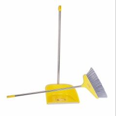 Classy touch long dust pan with brush