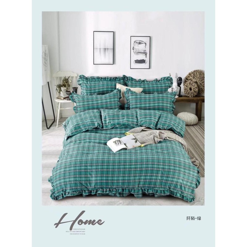 Cotton Type Double Bedsheet With Pillow Cover