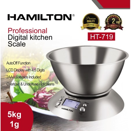 Hamilton Digital Kitchen Scale/5KG